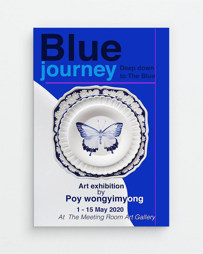 Archive Blue Journey Solo exhibition by Poy Wongyimyong