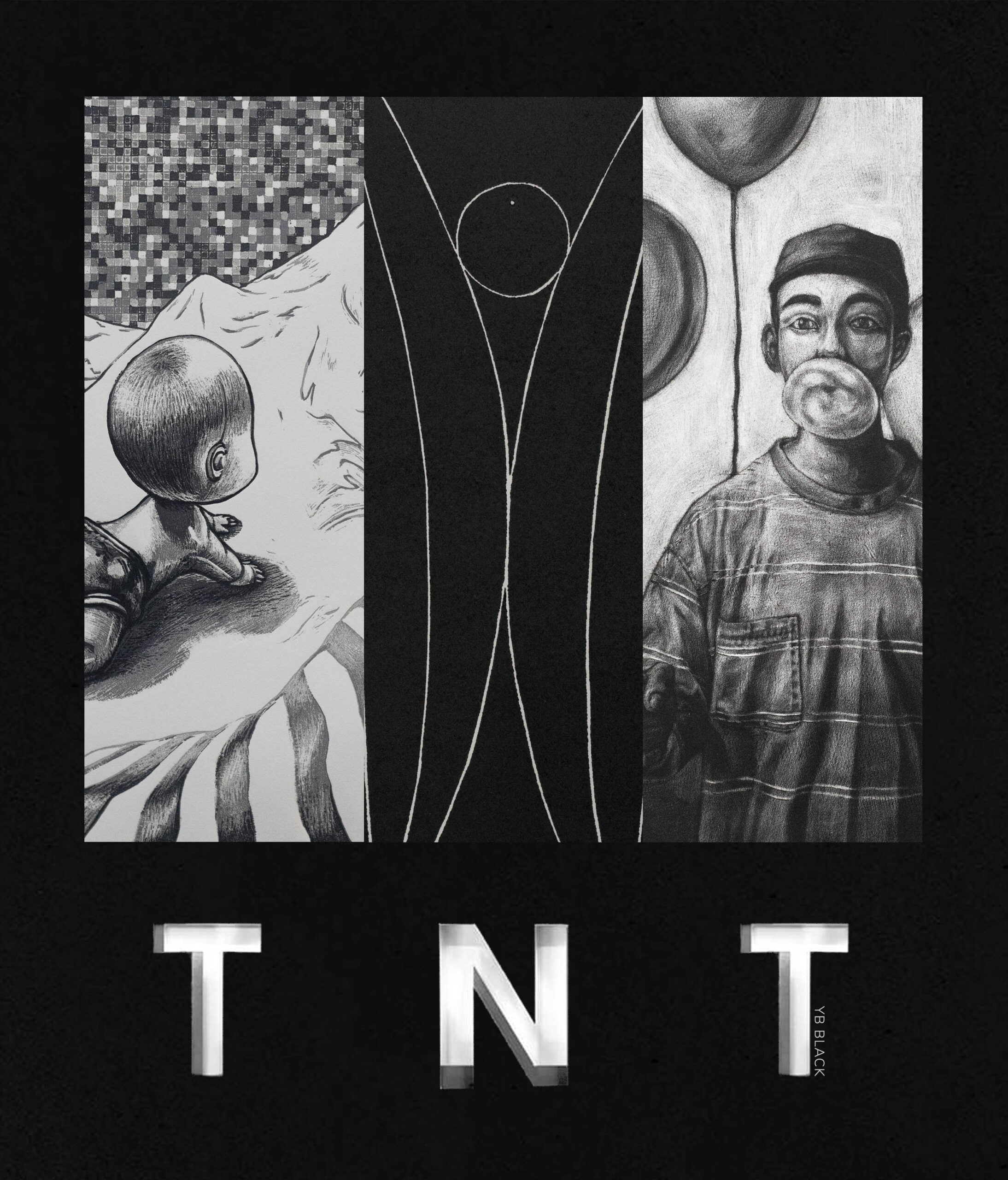 Artworks YB Black Art exhibition by TNT Head Banner scaled